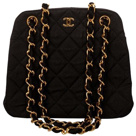 black chain chanel bag|small black quilted chanel bag.